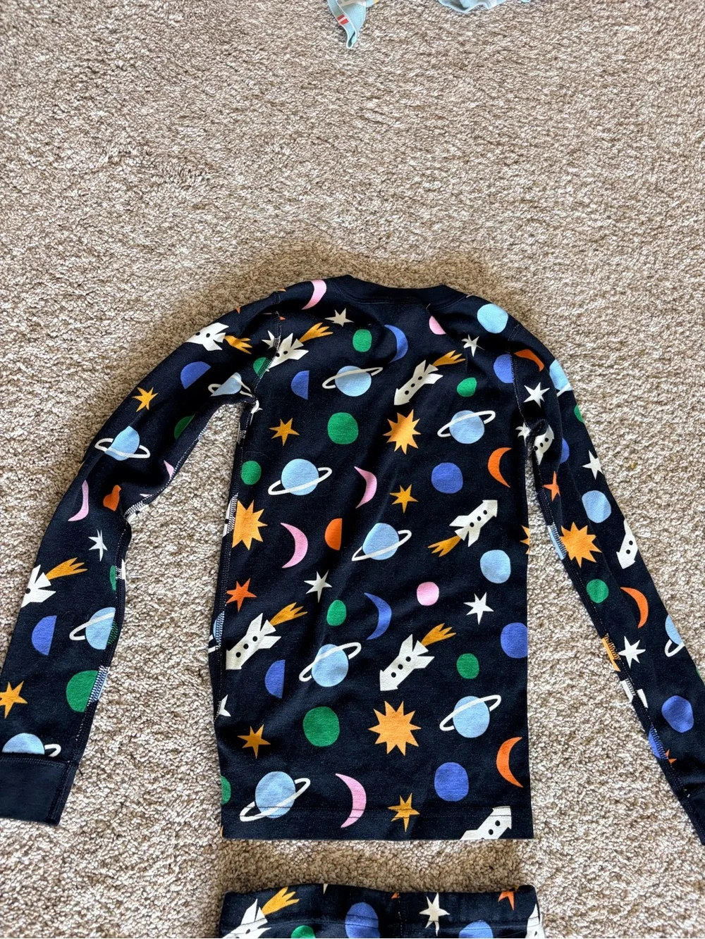 Hanna Andersson Space-Themed Pajama Set